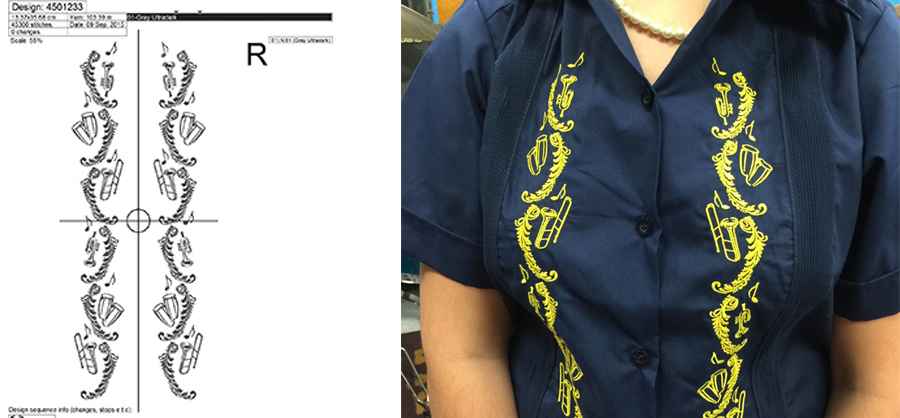 Jazz band custom Uniform Shirt